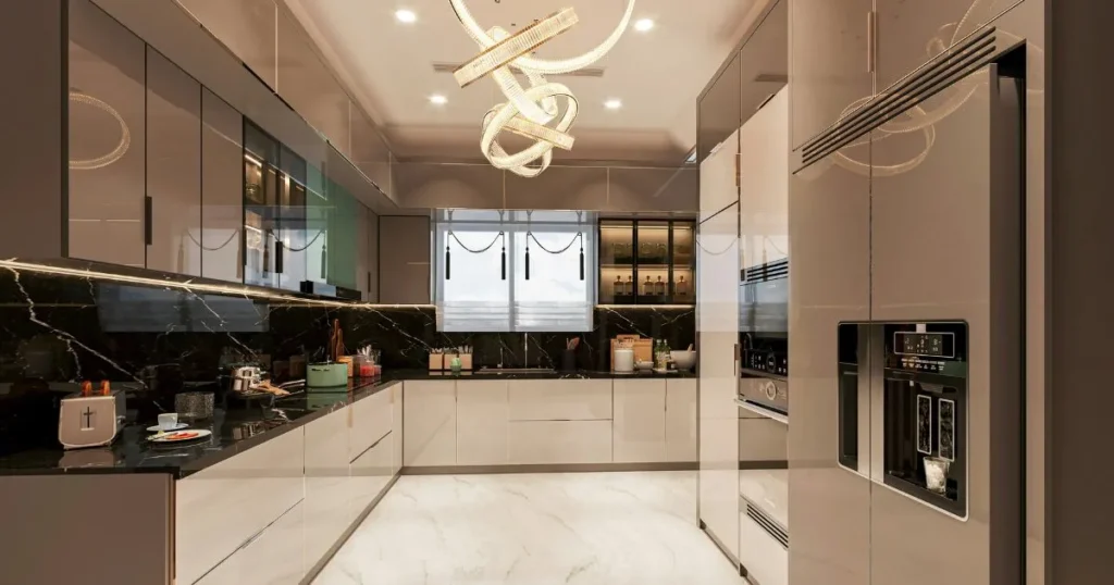 Modern modular kitchen design in Karachi